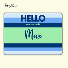 Load image into Gallery viewer, My Name Is Max - Custom Personalized Boyflux Flag Sticker
