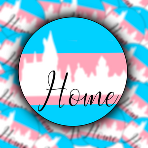 Returning Home Sticker - Trans Flag