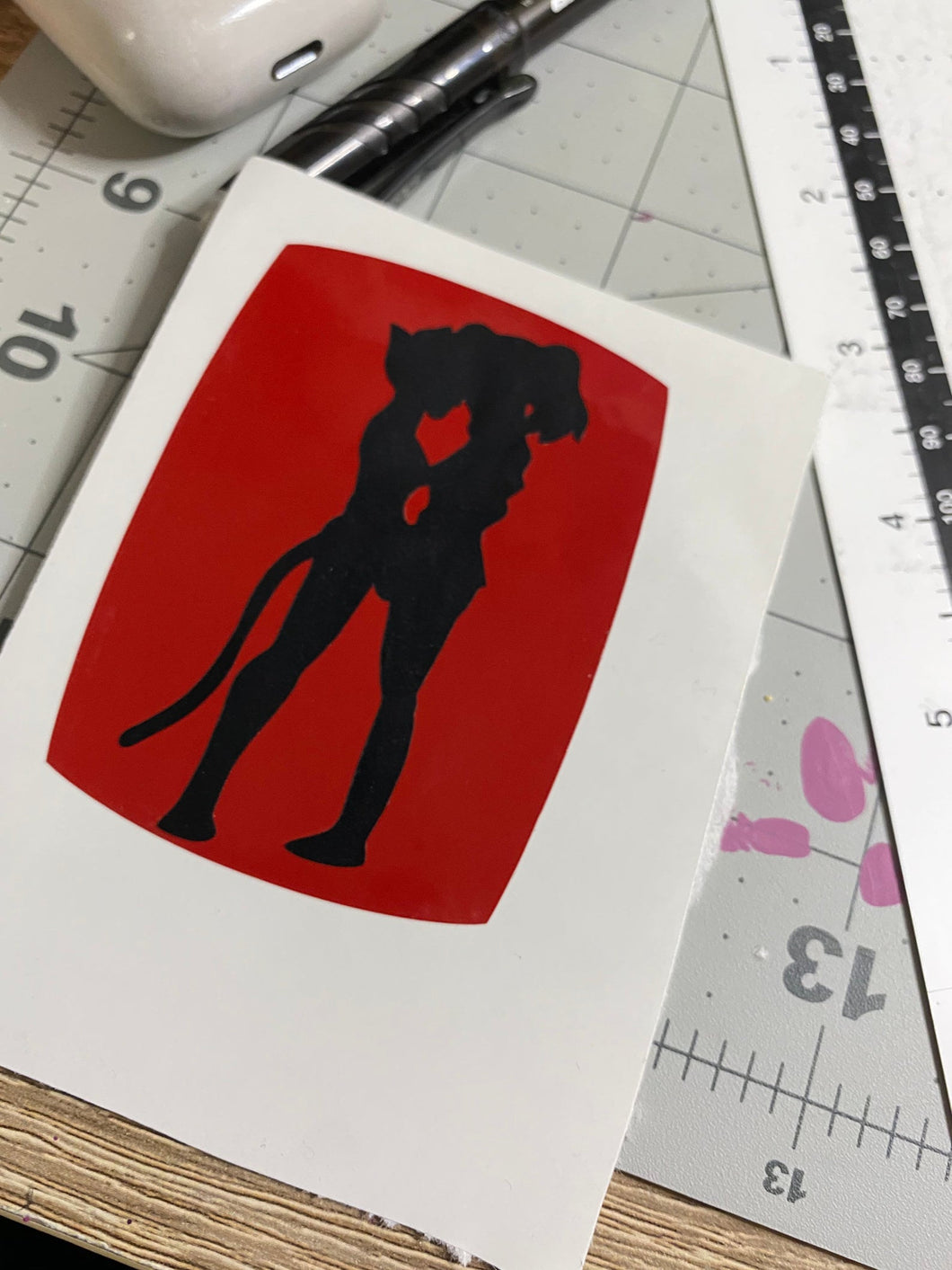 She-Ra Inspired Catradora Silhouette Vinyl Sticker