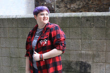 Load image into Gallery viewer, She-Ra Inspired Heart of Etheria Failsafe/Catra and Adora Double Breasted Unisex Flannel
